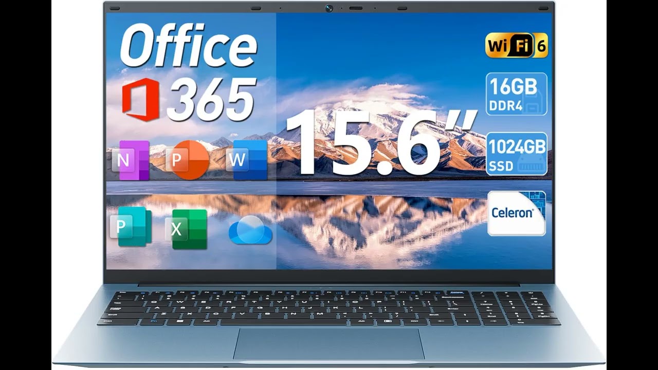 Gaming Laptop 15.6inch Laptop with AMD Ryzen 7 7730U(8C16T Up to 4.5GHz) 16GB RAM 512GB NVMe SS