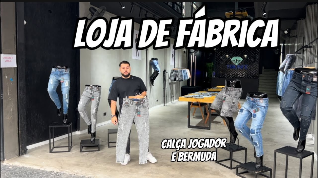Fabricante de calça e bermuda jogador no bras