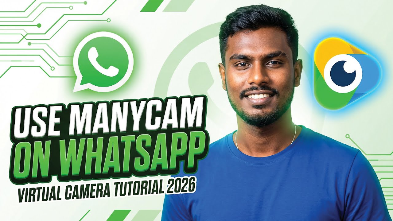 Как использовать ManyCam в WhatsApp в 2026 году | Виртуальная камера для WhatsApp!!