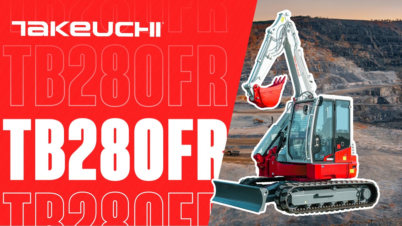 Midiescavatore Full Round TB280FR Takeuchi®