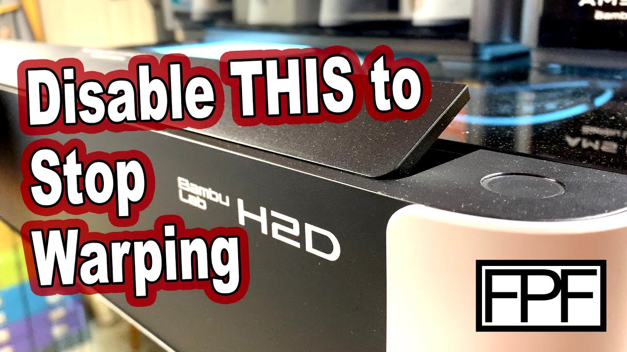 Bambu H2D - How To Disable The Chamber Exhaust Vent