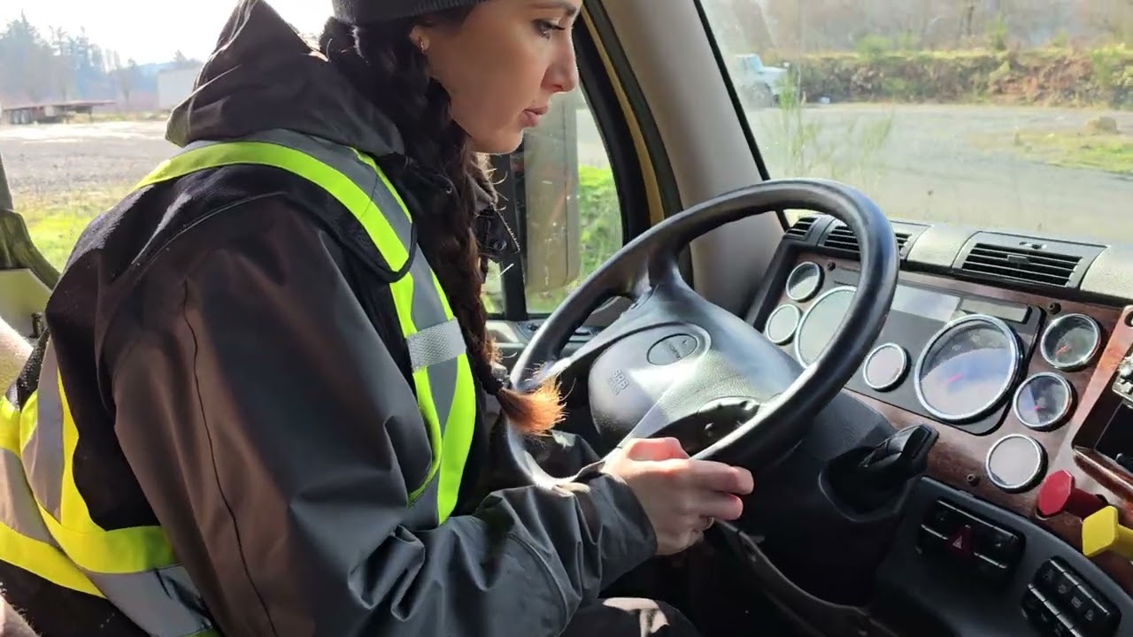 Truck in cab pre trip inspection 