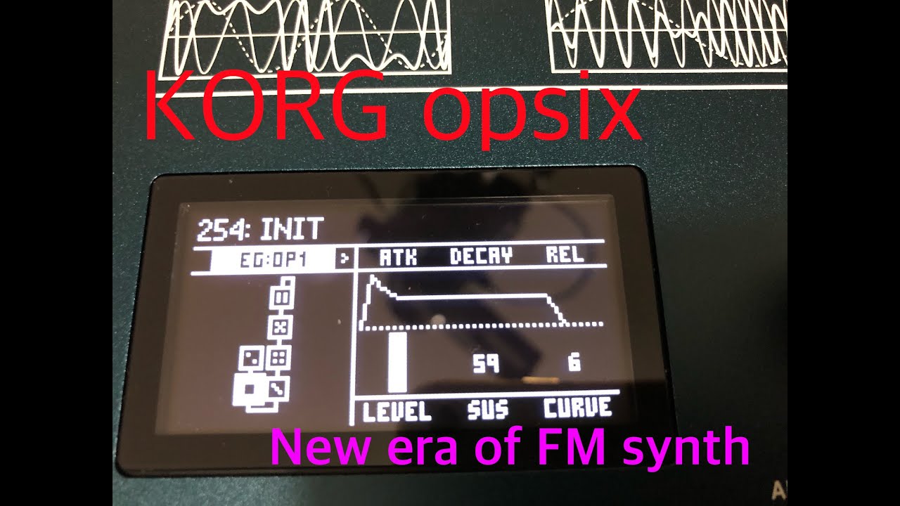 KORG opsix programming ep1: FM operator mode