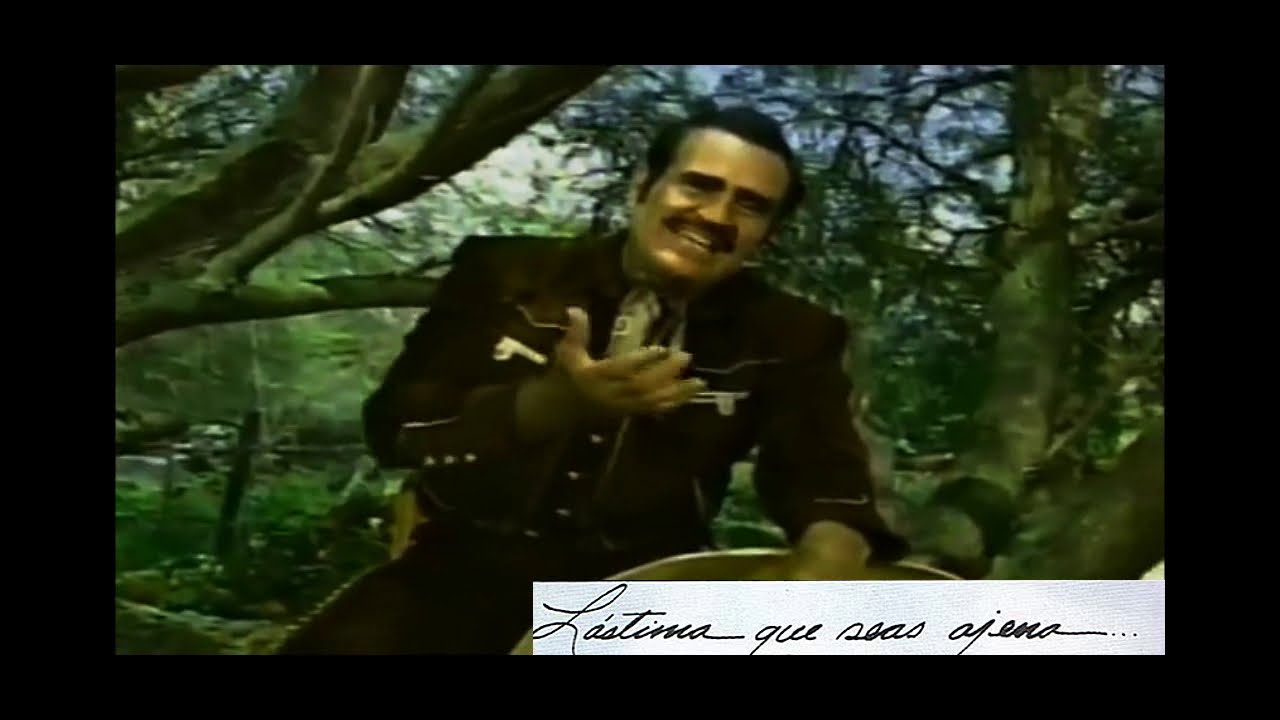 Lastima Que Seas Ajena Vicente Fernandez ( Video Oficial HD)