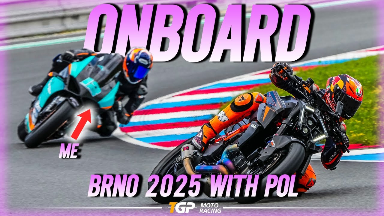 I Rode Behind Pol Espargaró! 😱 Wild Onboard Action Together at Brno | TGP