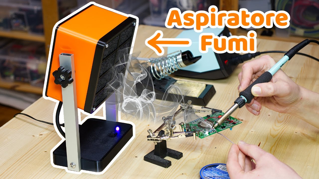 Non puoi saldare a stagno senza questo! - ASPIRATORE FUMI saldatore a stagno