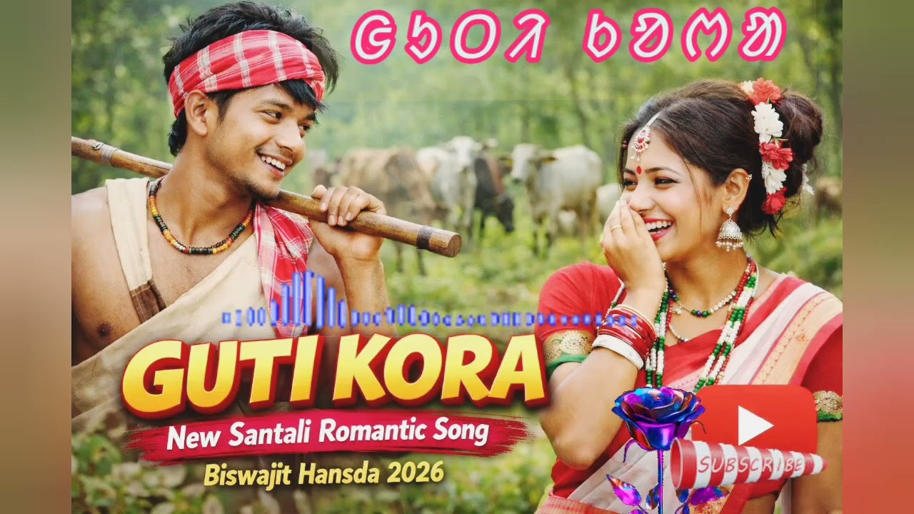 GUTI KORA | New Santali Romantic Song 2026 | Biswajit Hansda || Santal AI Music Official