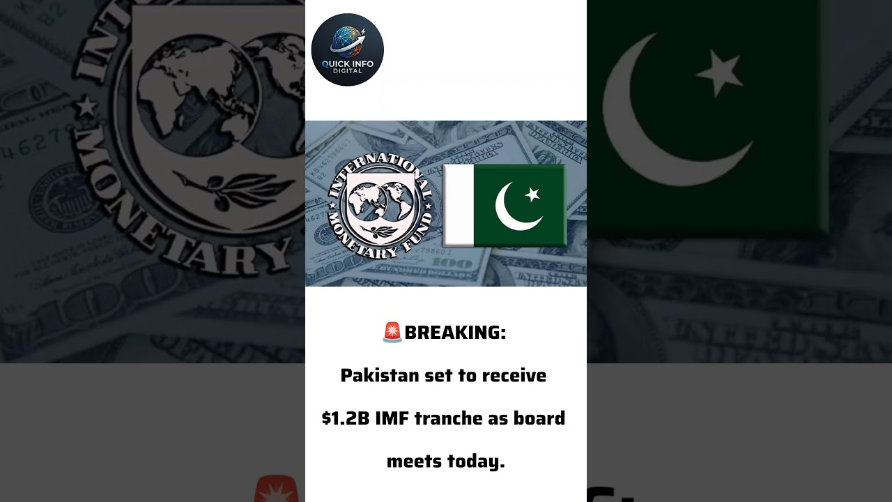 🚨 BREAKING: $1.2B IMF Boost for Pakistan! 🇵🇰💰