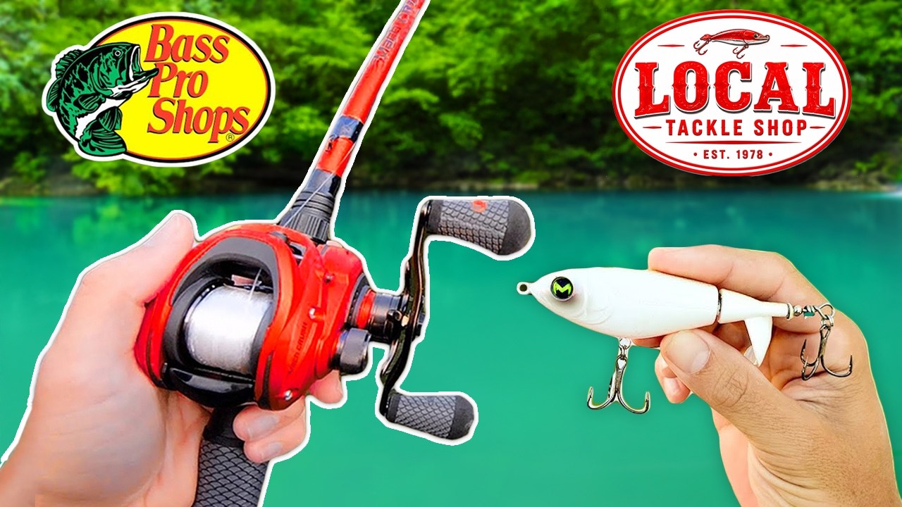 Рыбалка на 100$: Bass Pro Shops против местного рыболовного магазина &mdash; бюджетный челлендж