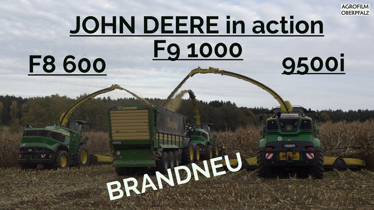 JOHN DEERE ON FIRE | F9 1000 | F8 600 | 9500i | D.O.B. & Völk Feldtag 2025 |Kemper 490pro |Maisernte