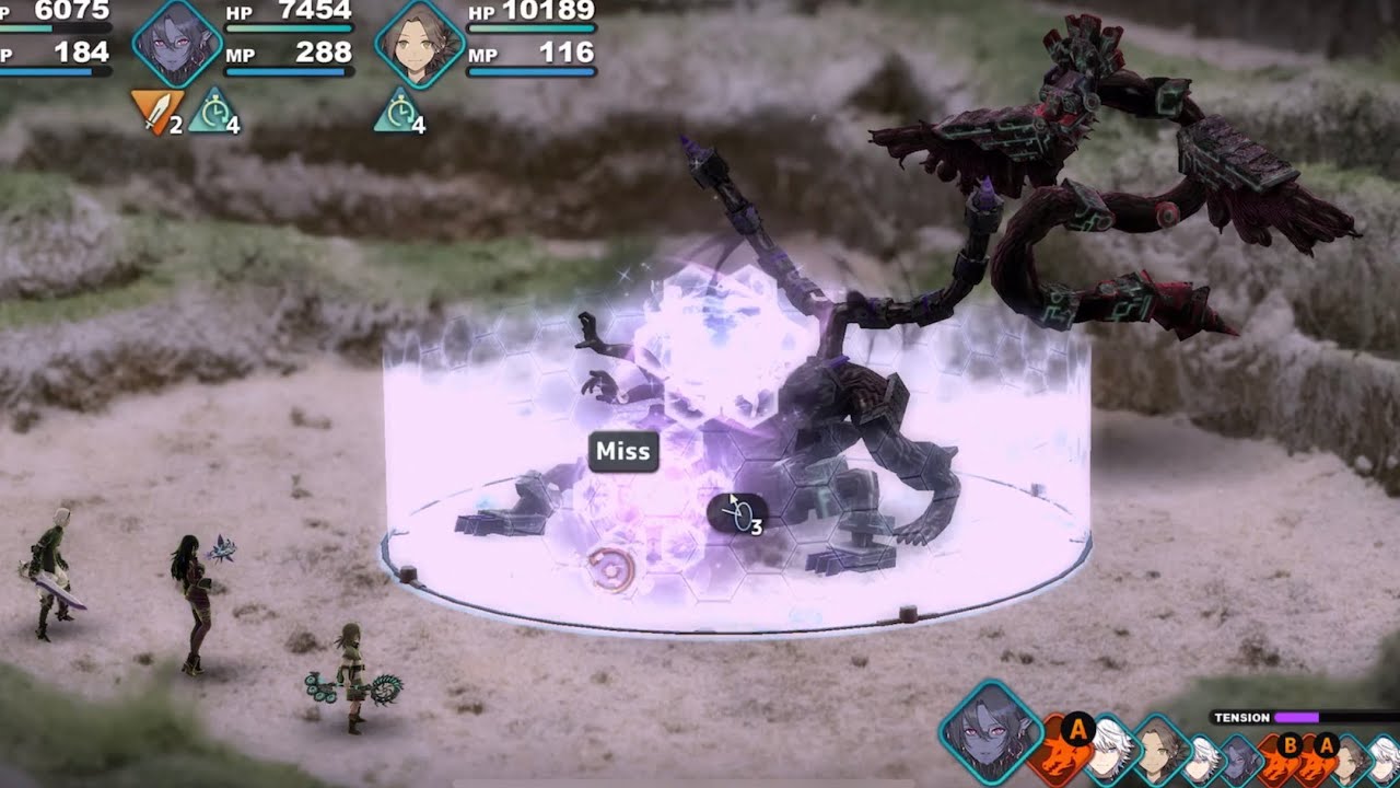 [Fantasian P2.5] 100% Curse Rate! Middle Void Realm: Cerberona & Phoenica mini-boss battle