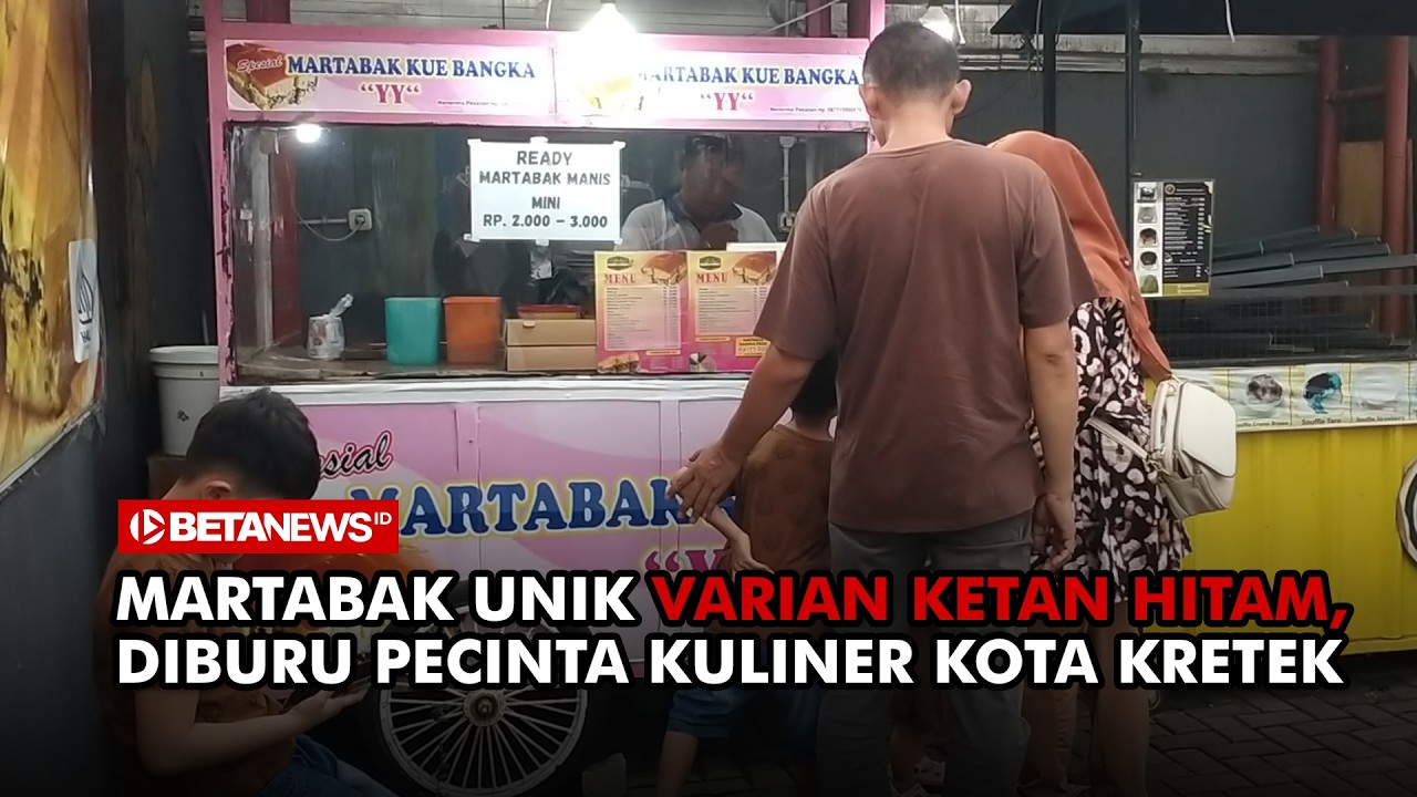 Martabak Ketan Hitam, Jadi Favorit Baru di Martabak Kue Bangka YY