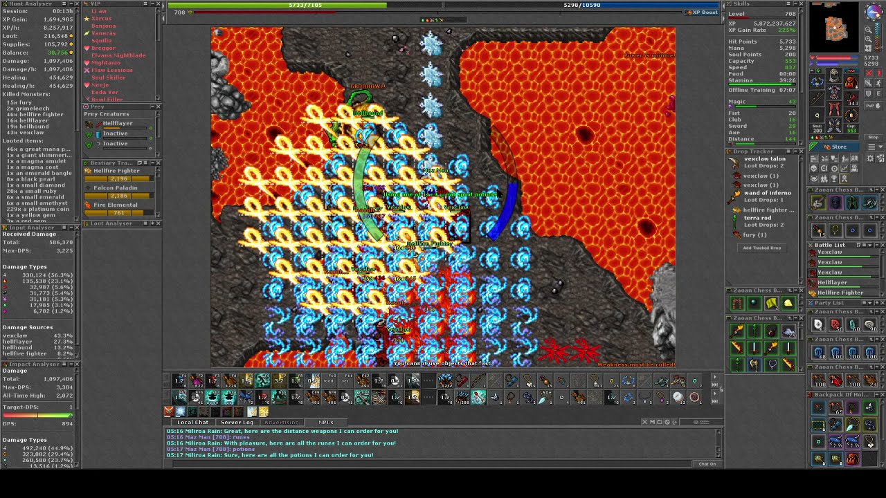 Tibia - 700 Paladin Solo - Ferumbras Infernatil For Hffs Bestiary