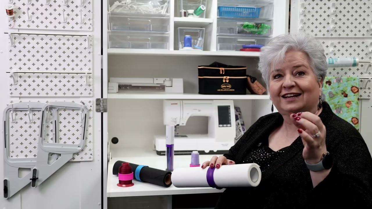 Organizing Your Embroidery Room: Stabilizers, Thread, and Vinyl