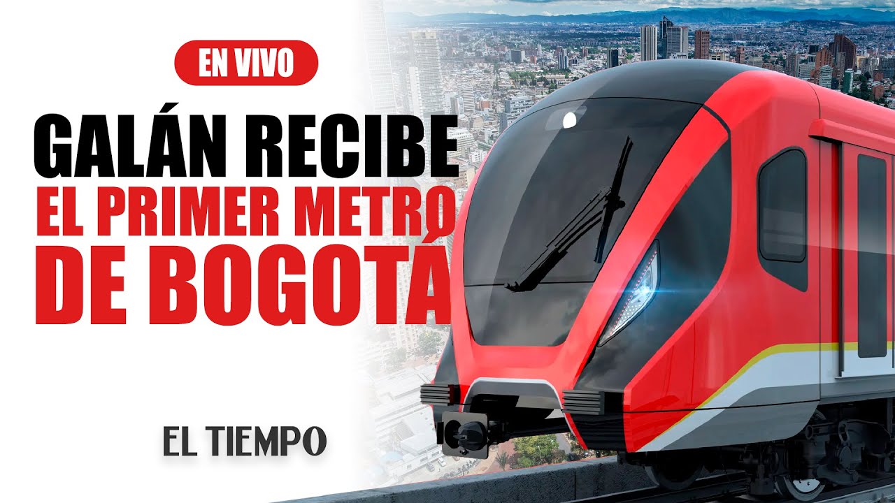 Galán recibe el primer tren de Bogotá | El Tiempo