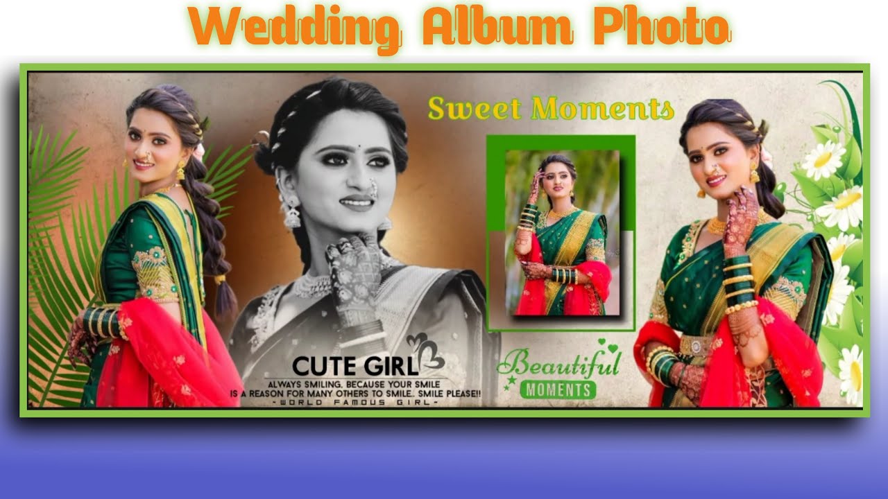Pre Wedding Album Design  || Album photo  editing for Mobile || PicsArt photo editing