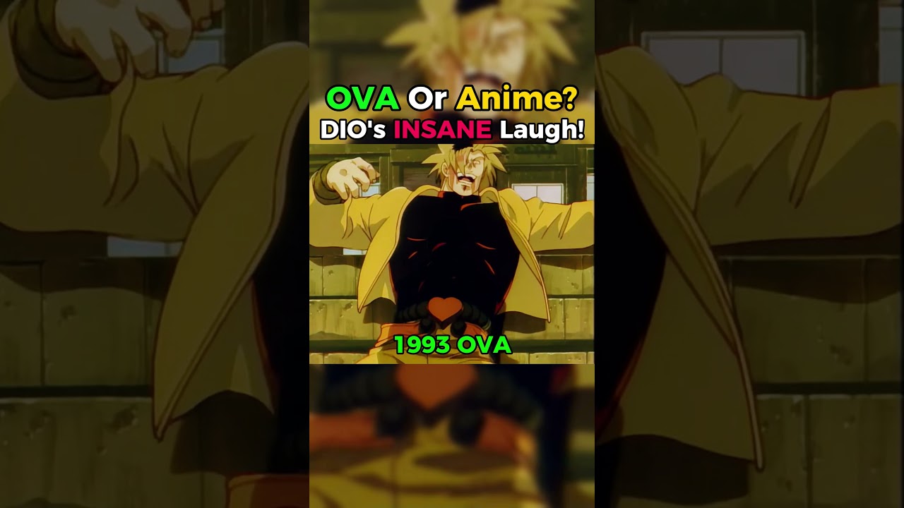 OVA vs. Anime: DIO's INSANE Laugh! | #jojo #dio