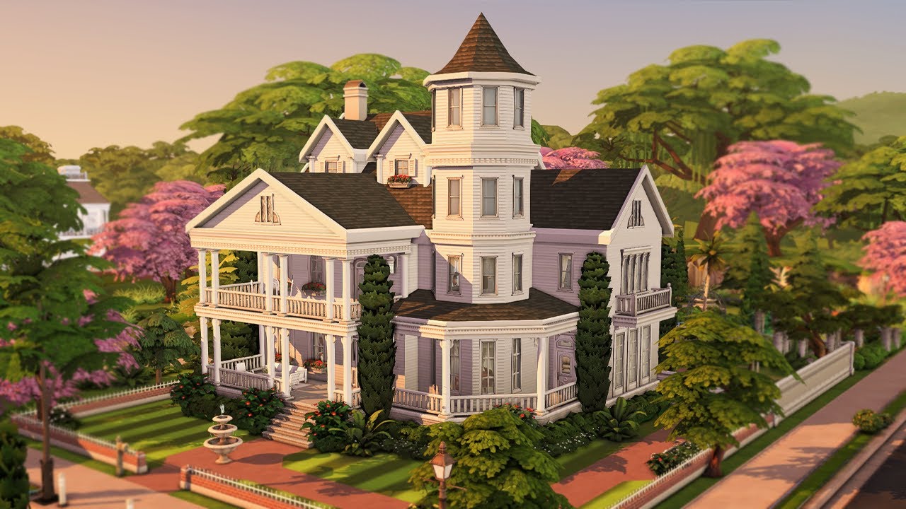 Base Game Mansion 💚 7 DAYS OF BASE GAME! 💚 Day 4 - The Sims 4: Speed Build
