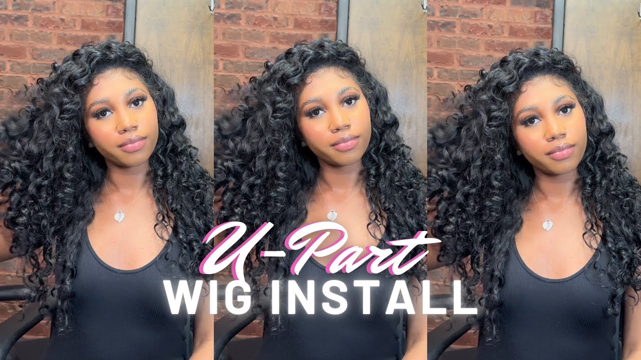 HOW TO: U‑PART WIG INSTALL | Beginner Friendly (SEWN DOWN)