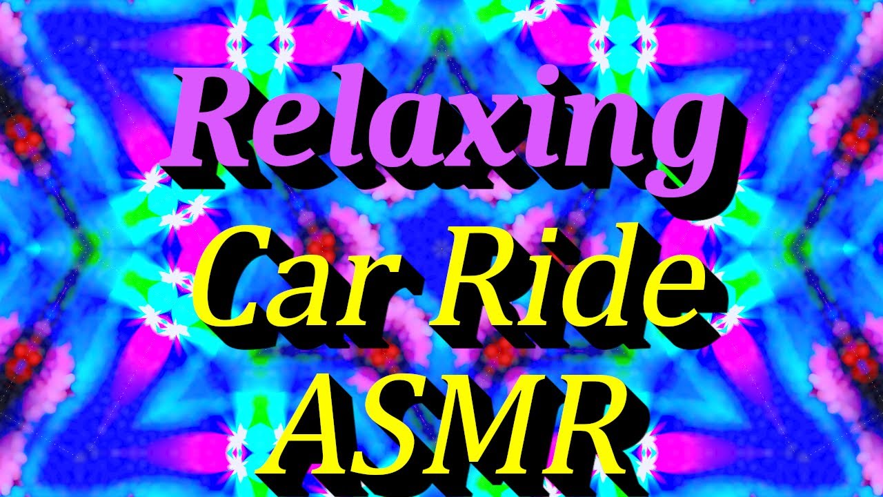 Relaxing Night Car Ride - ASMR (Audio Only) - Ambient Music Background
