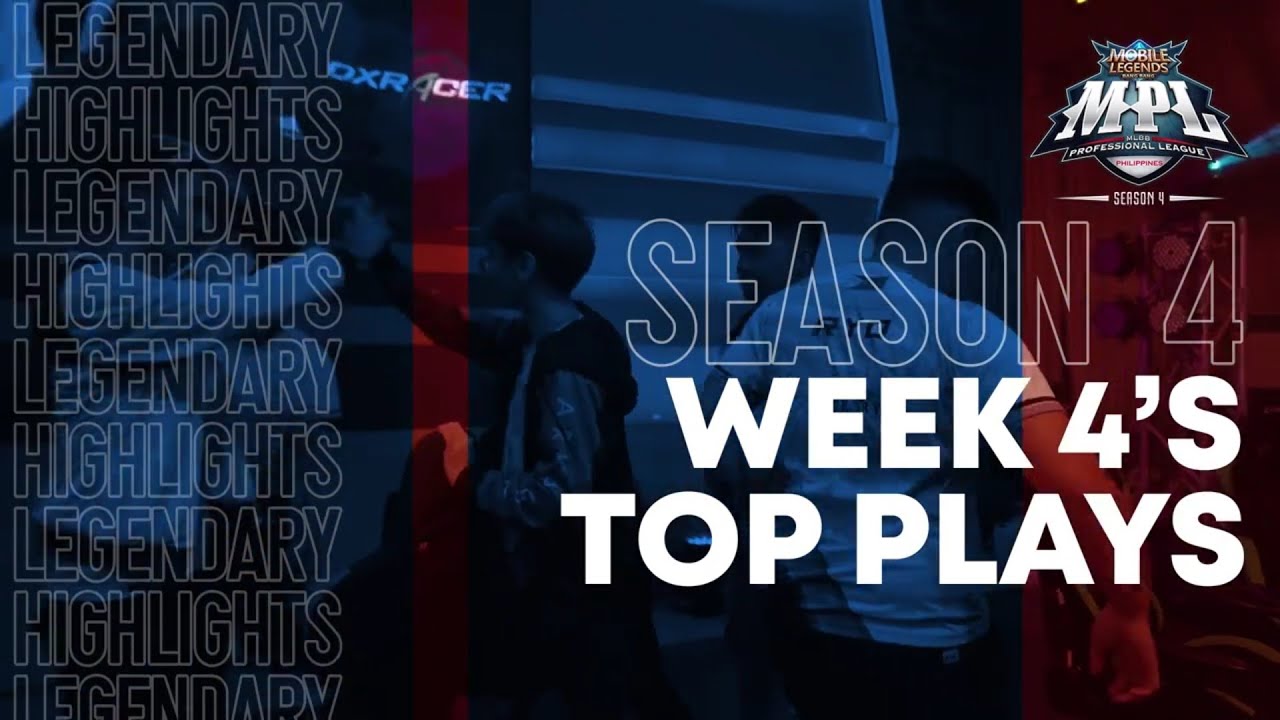 MPL-S4 Week4's | TOP PLAYS