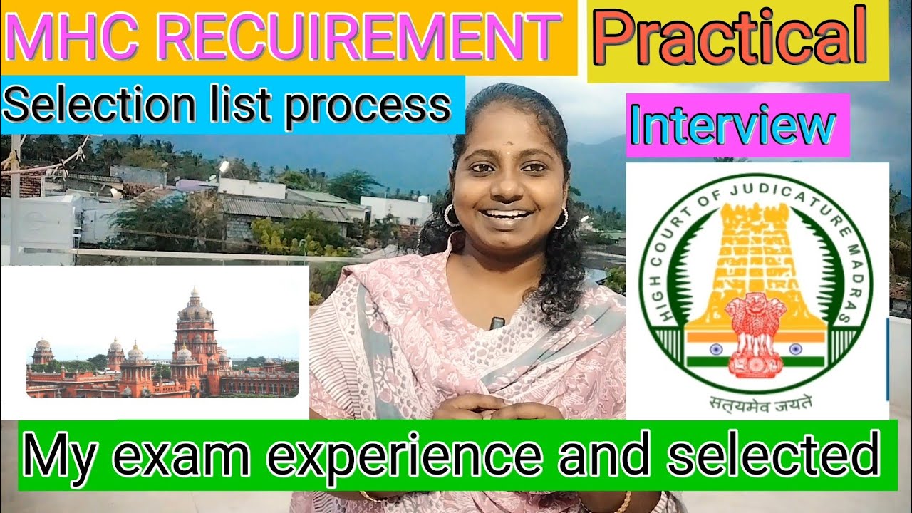 Mhc la selection agiten what next #tamil #mhcexam #practical #cv #interview 