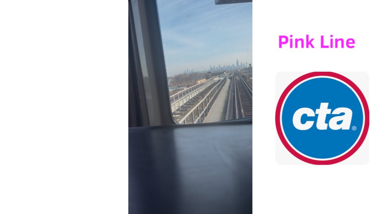 CTA Chicago Pink line ride