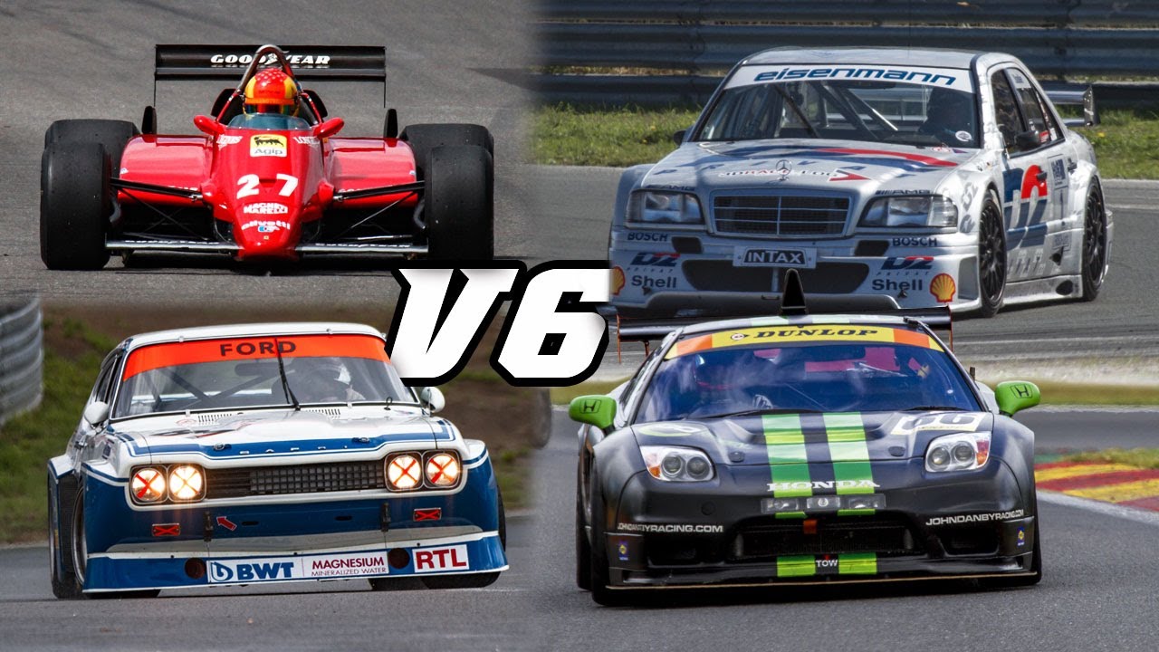 ULTIMATE V6 Race/sportcar sound compilation | 155 DTM, 6R4, Stratos, NSX, Capri, GT-R, XJR-11, ...