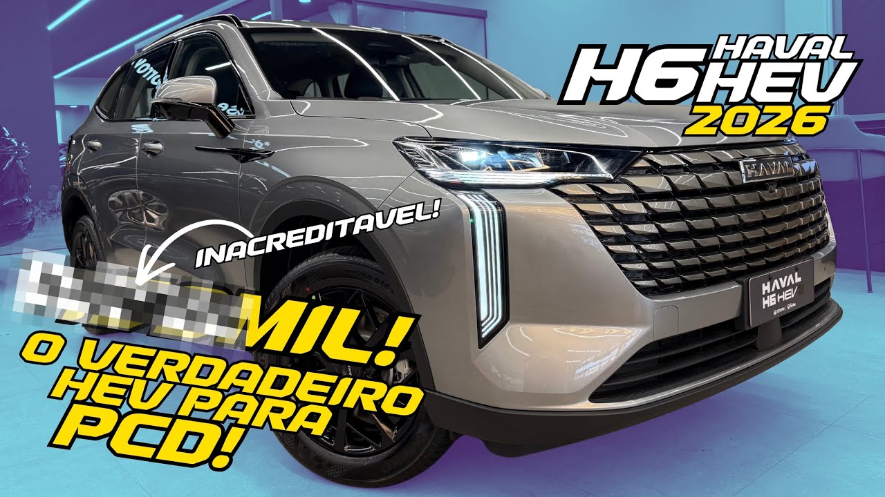 NOVÍSSIMO Gwm Haval H6 HEV 2026- O PREÇO MAIS AGRESSIVO QUE EU JÁ VI NA VIDA!