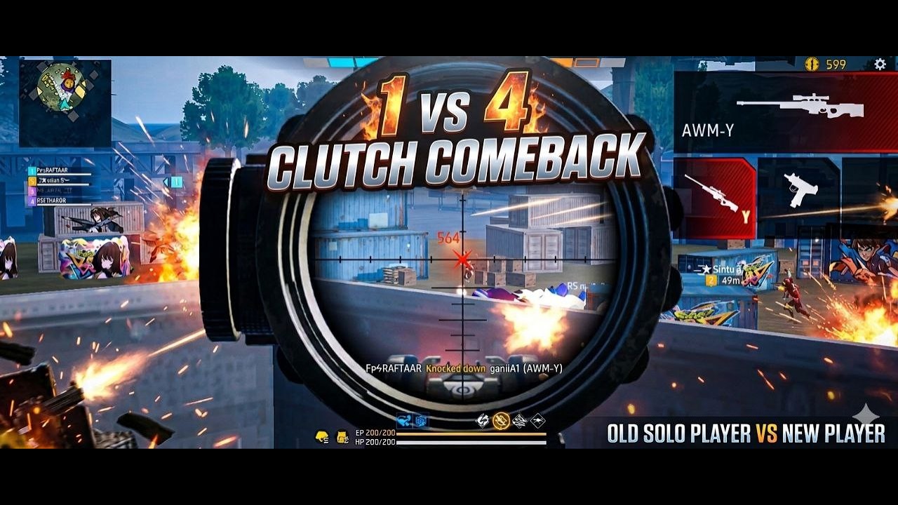 OLD PLAYER COMEBACK 🔥 AFTER LONG TIME | INSANE SNIPER GAMEPLAY