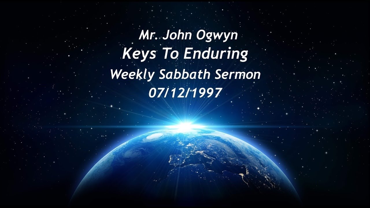 John Ogwyn  Keys to Enduring