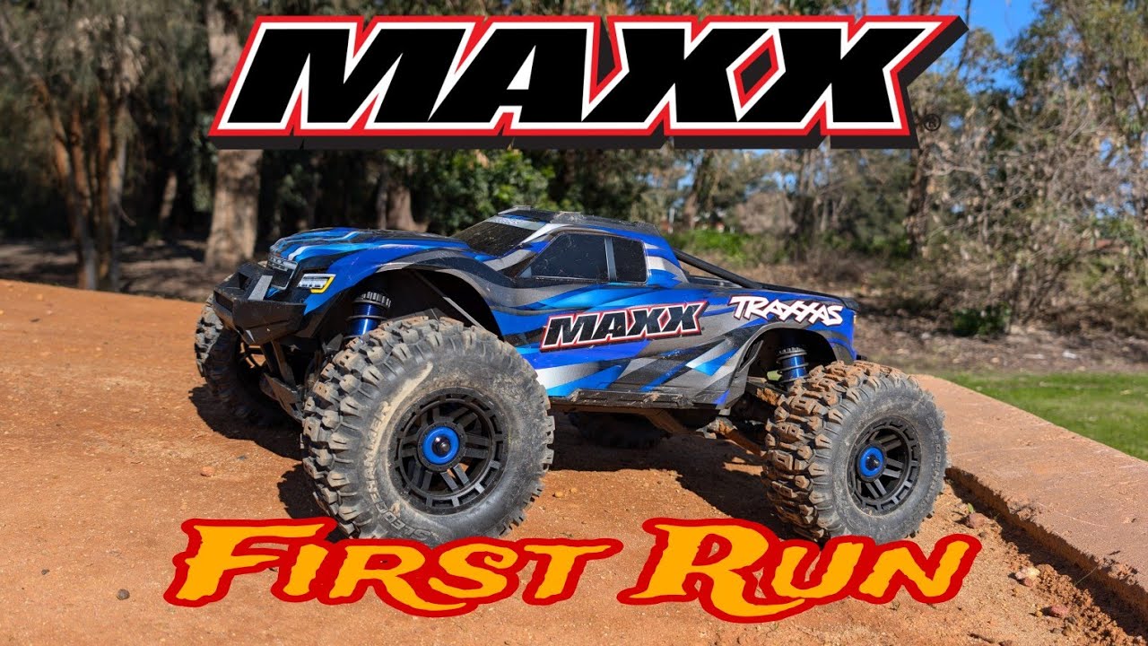 Traxxas Maxx V2 первый запуск... самый прочный 4-х секундный монстр-трак