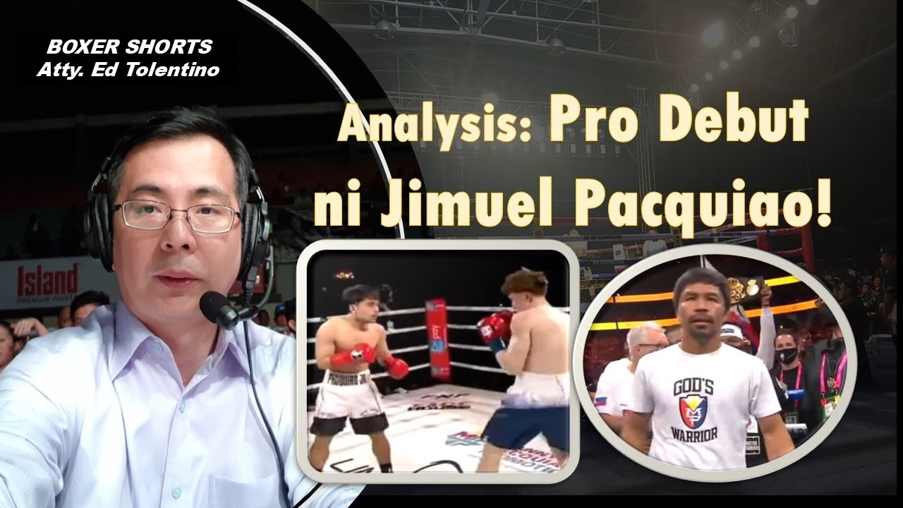 ANALYSIS: PRO DEBUT NI JIMUEL PACQUIAO!