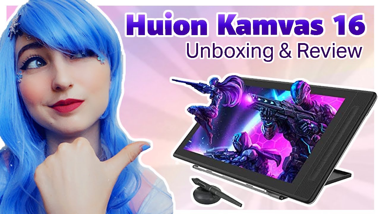 I Found The Best Beginner Screened Drawing Tablet [ Huion Kamvas 16 (2021) Setup ]