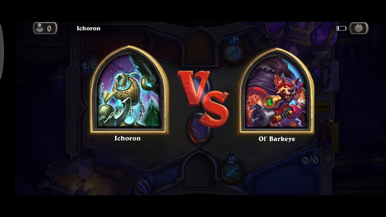 Ichoron VS Ol' Barkeye