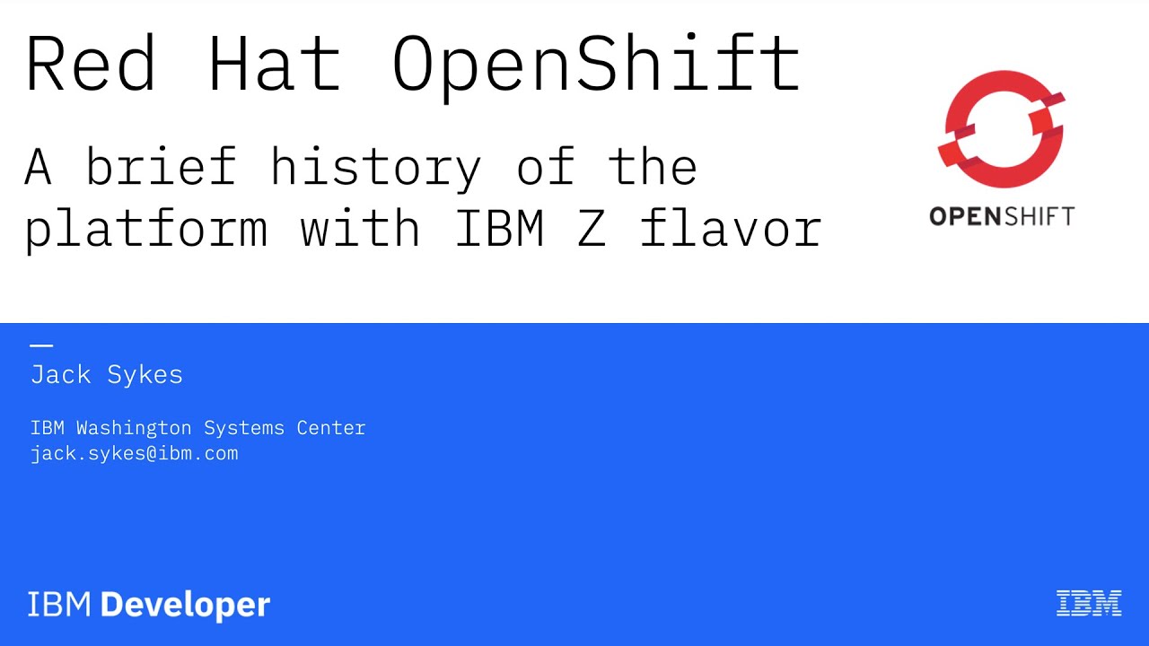 A Brief History of the Red Hat OpenShift Platform