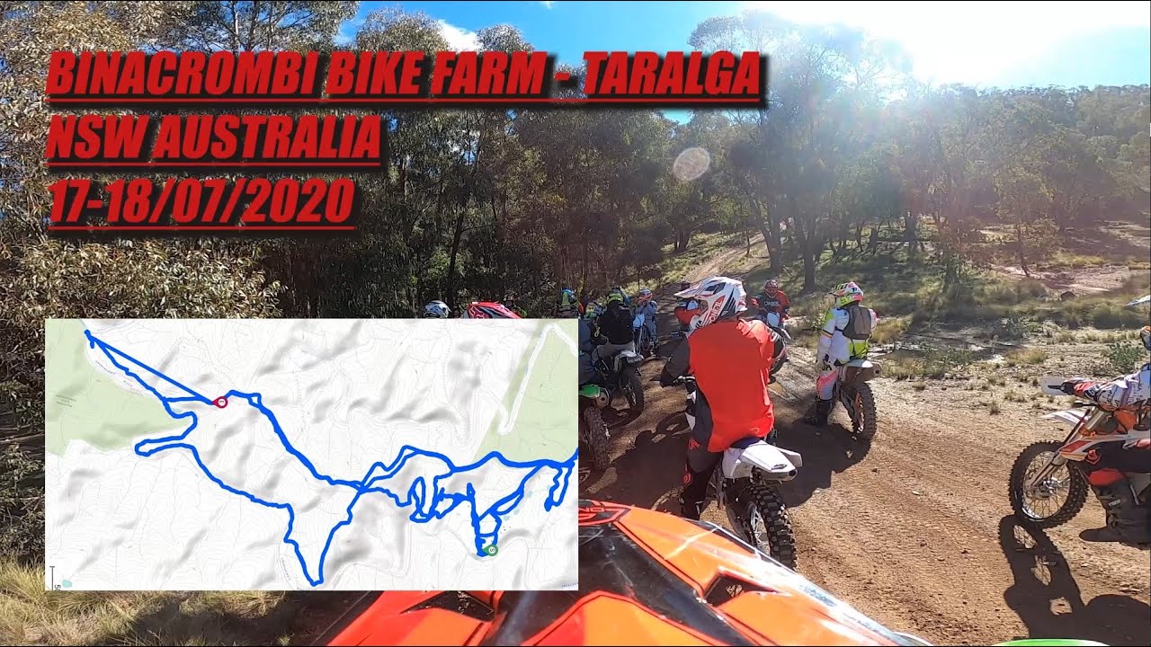 Binacrombi Bike Farm Enduro Riding - Bush Jumps and Bumps (30+ Bikes and Quads)