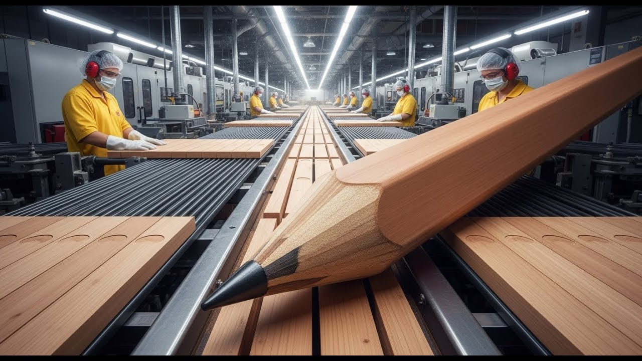 How Pencils Are Made: From Cedar Wood to Writing Instrument | Start to Finish