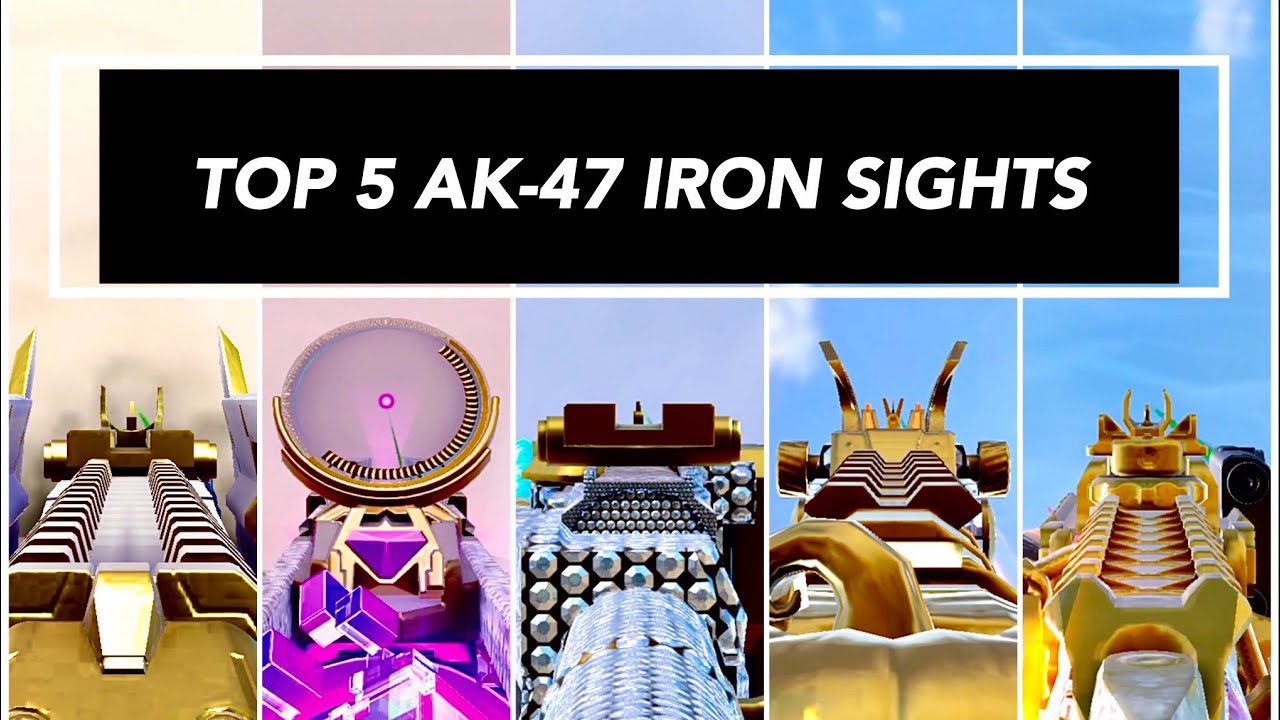 Ranking the Best AK-47 Iron Sights in CoDM