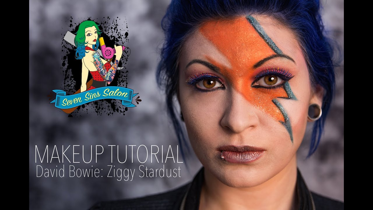 David Bowie: Ziggy Stardust Makeup Tutorial - Seven Sins Salon (S01E03)