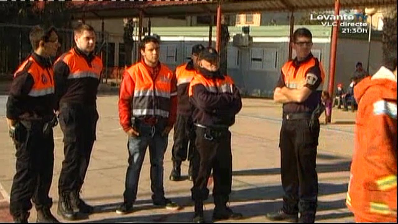 Simulacro Colegio Mare de Deu del Pilar en Bonrepòs i Mirambell (Valencia)