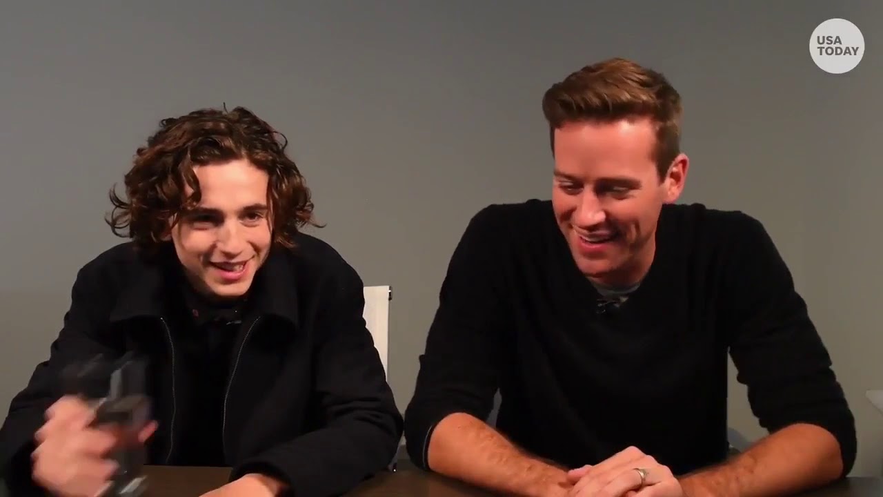 Timothée Chalamet Armie Hammer on rehearsal, dancing scene and Favorite Italian word by USA Today