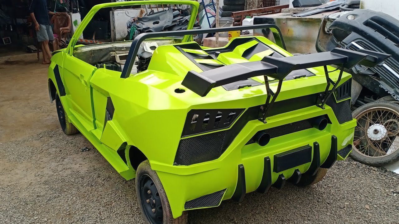 Maruti 800 modify in Lamborghini look / Wasim Creation