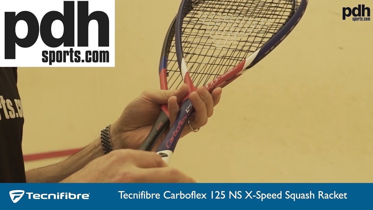 NEW review of Tecnifibre Carboflex X-Speed squash racket range by PDHSports
