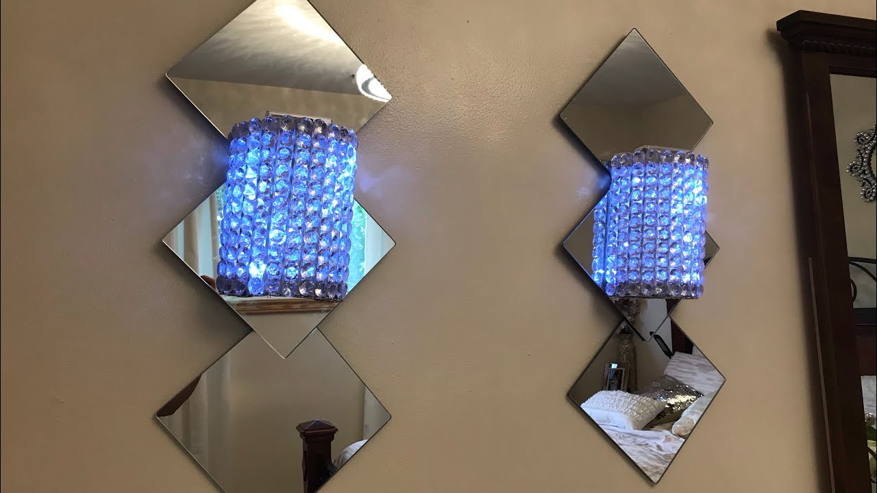 Lámpara De Pared Espejadas Y Glamurosas
