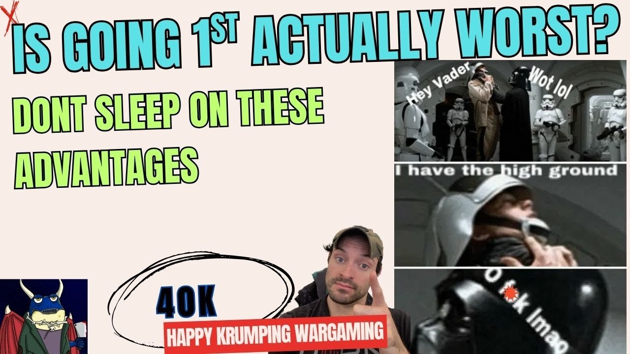 Go First or Second? The REAL Advantage in Warhammer 40k Revealed!