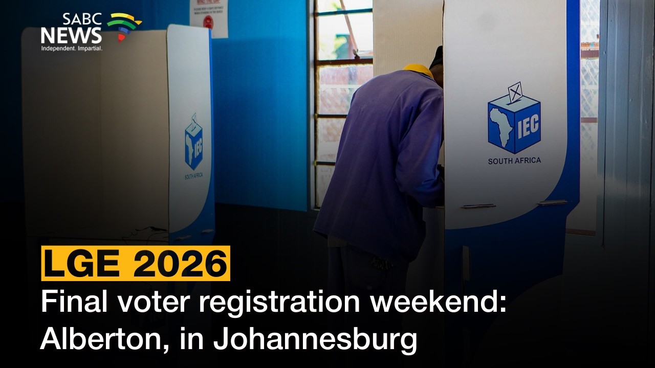 LGE 2026 | Final voter registration weekend: Calvin Dludla reports from Alberton, in Johannesburg