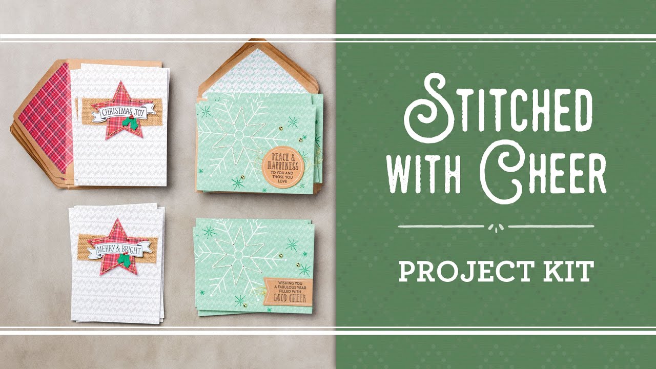Stitched with Cheer Project Kit by Stampin’ Up!