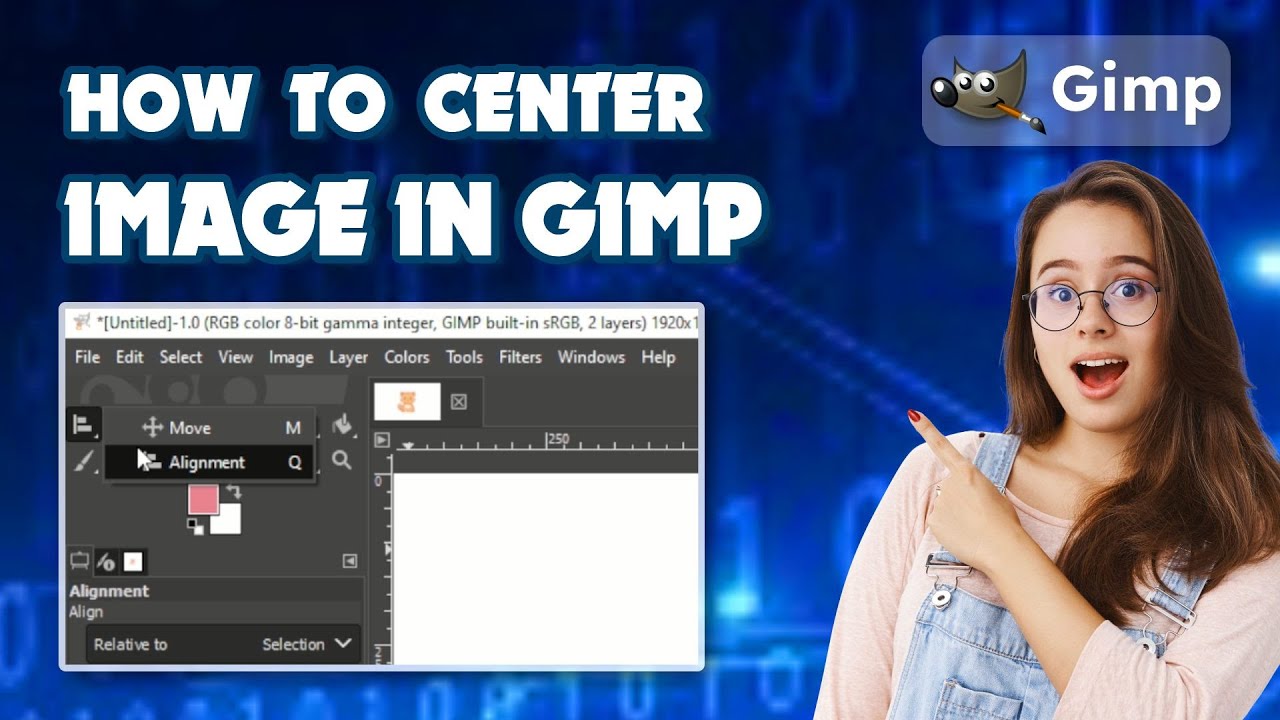 How to center an image in gimp 2024 (Simple Guide)