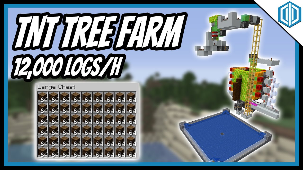 AutoCraft - TNT Tree Farm (Minecraft 1.16 Survival Multiplayer Ep 16)